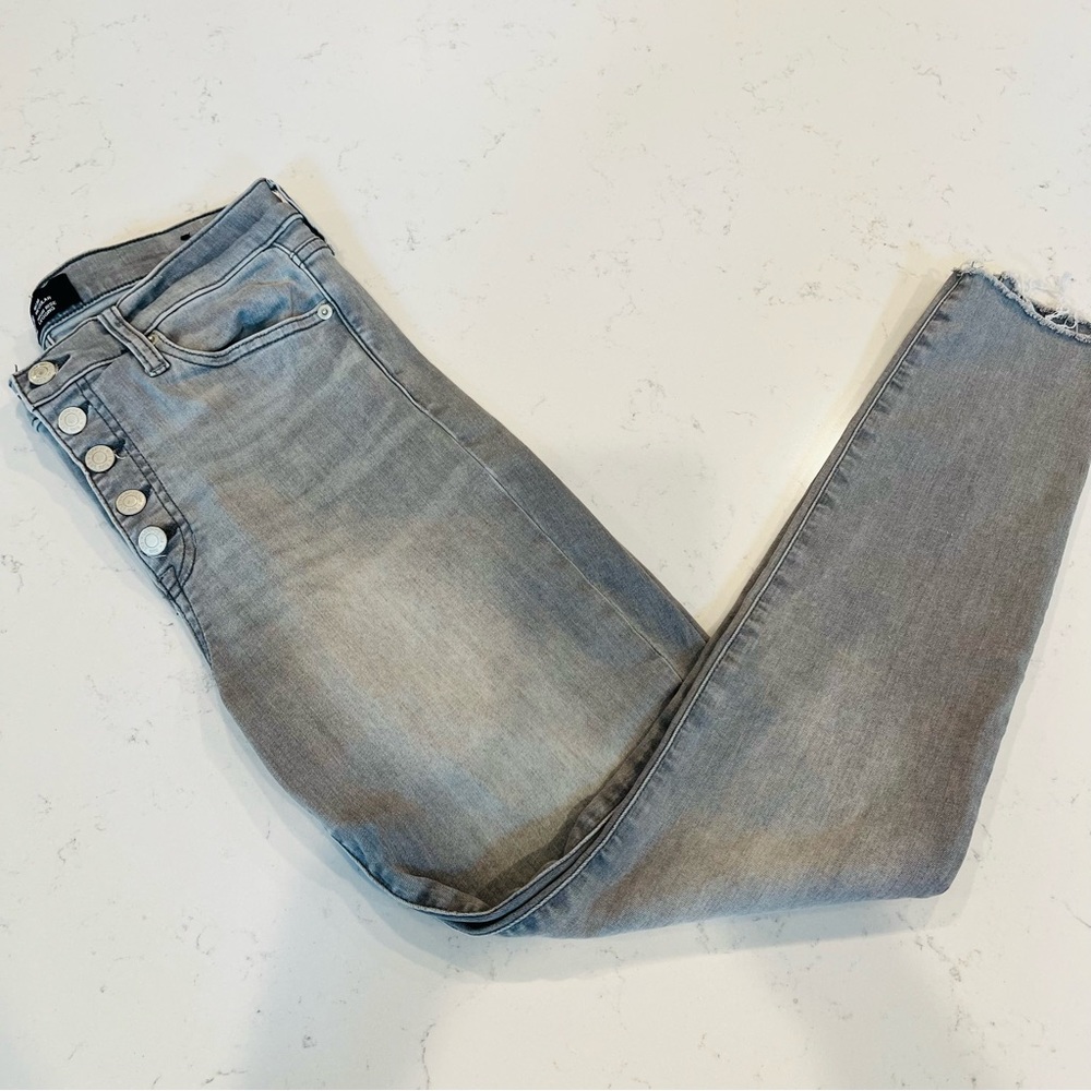 Gap High Rise Legging Jeans in gray